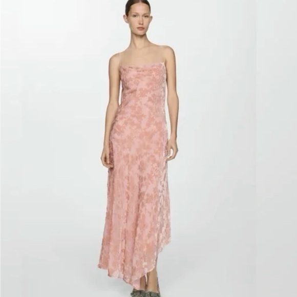 Elegant Pink Floral Dress from Mango - Picture 4 of 4